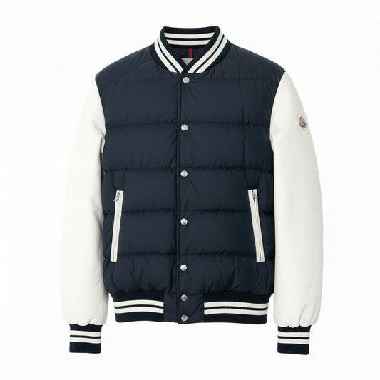 Moncler Ventoux Down Bomber Jacket Stadium 1 Navy White