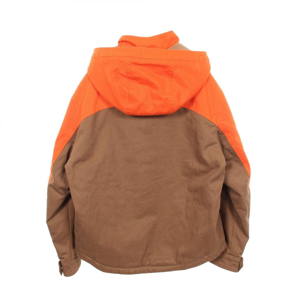 Louis Vuitton Hooded Patet Denim Jacket Orange Brown — view 2