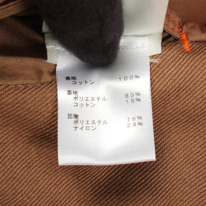 Louis Vuitton Hooded Patet Denim Jacket Orange Brown — view 5