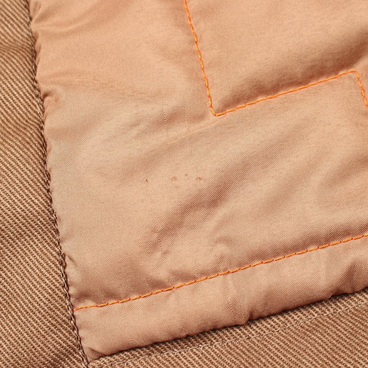 Louis Vuitton Hooded Patet Denim Jacket Orange Brown — view 7