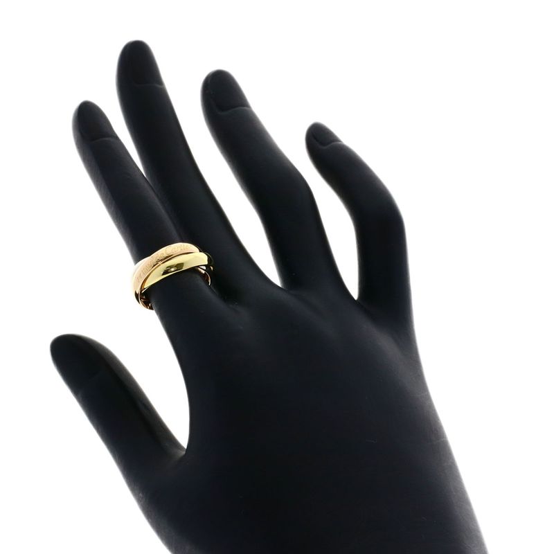 Cartier Trinity #48 Ring 18K Yellow Gold 18K White Gold 18K Pink Gold Ladies