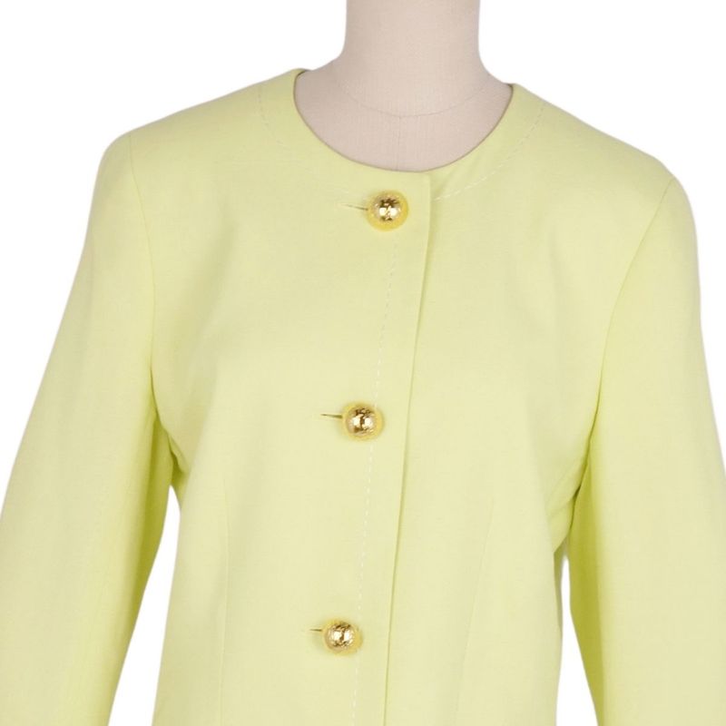 Vintage Celine Set-up Skirt Suit Gold Buttons