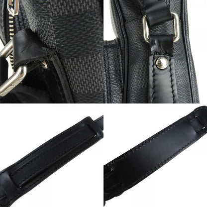 Louis Vuitton Shoulder Bag LEM N41446 Damier Graphite Grey Black Silver