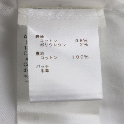  Louis Vuitton 23AW 100% Cotton Leather Straight Denim Pants With Patch And