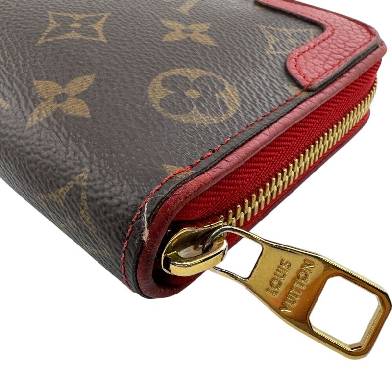 Louis Vuitton M61854 Retiro Round Zip Wallet Monogram Long Wallet Brand Card