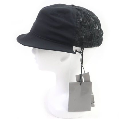 DIOR Homme 283c903a4451 Oblique Docking Casket Hat Cap Black L Made In Italy