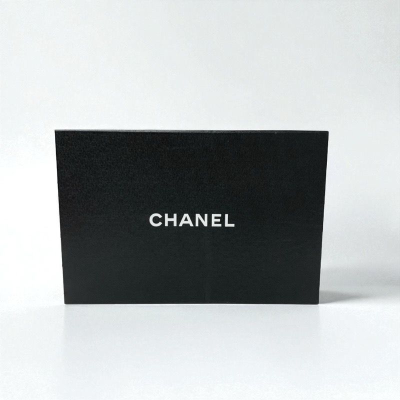 Chanel Loafer Leather Shoes Leather Beige Unused Here Mark Pearl