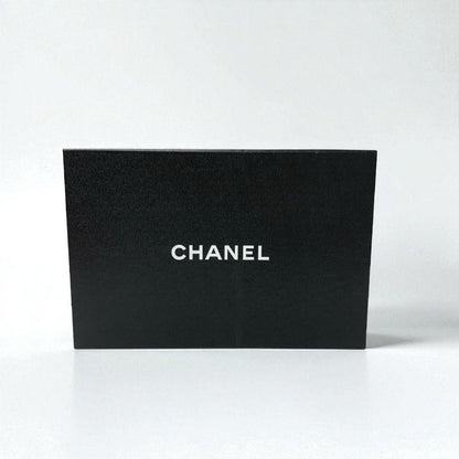 Chanel Loafer Leather Shoes Leather Beige Unused Here Mark Pearl