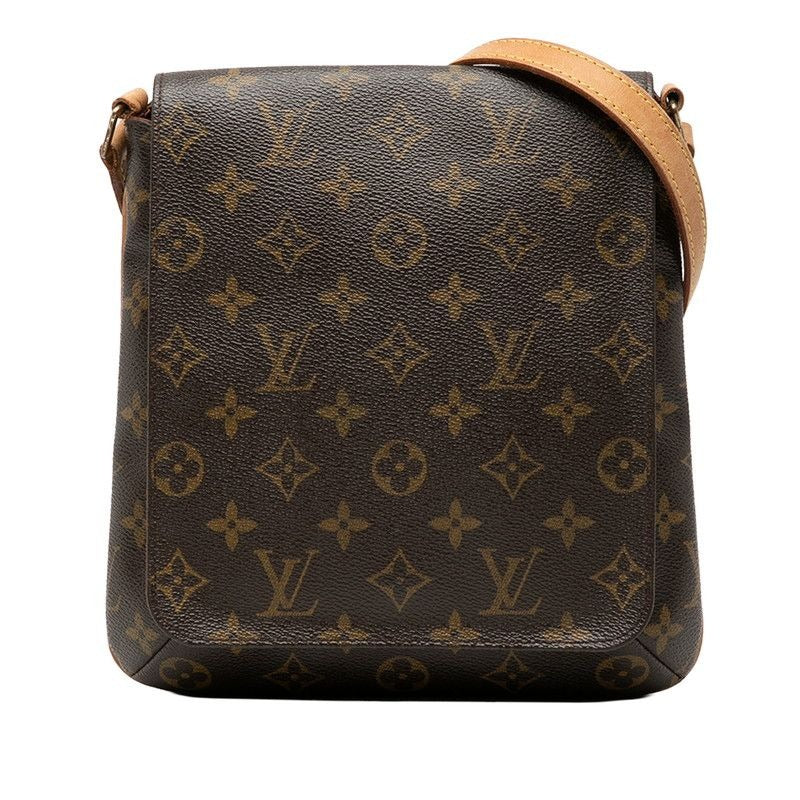 Louis Vuitton Monogram Musette Salsa Crossbody Shoulder Bag Brown