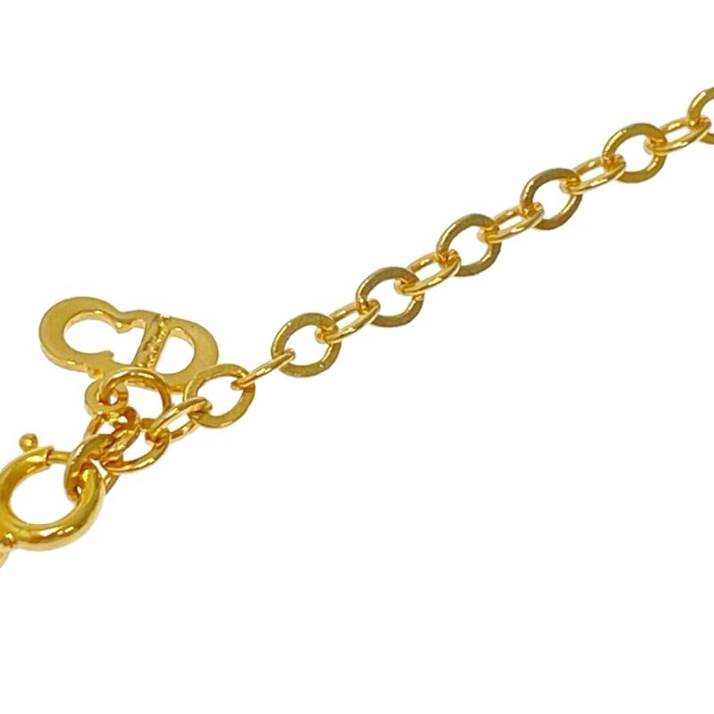 Christian Dior GP Oval CD Logo Necklace Gold 318686 Necklace