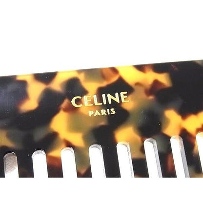 Celine Tortoiseshell Style Comb with Case Hair Set Brown — view 3