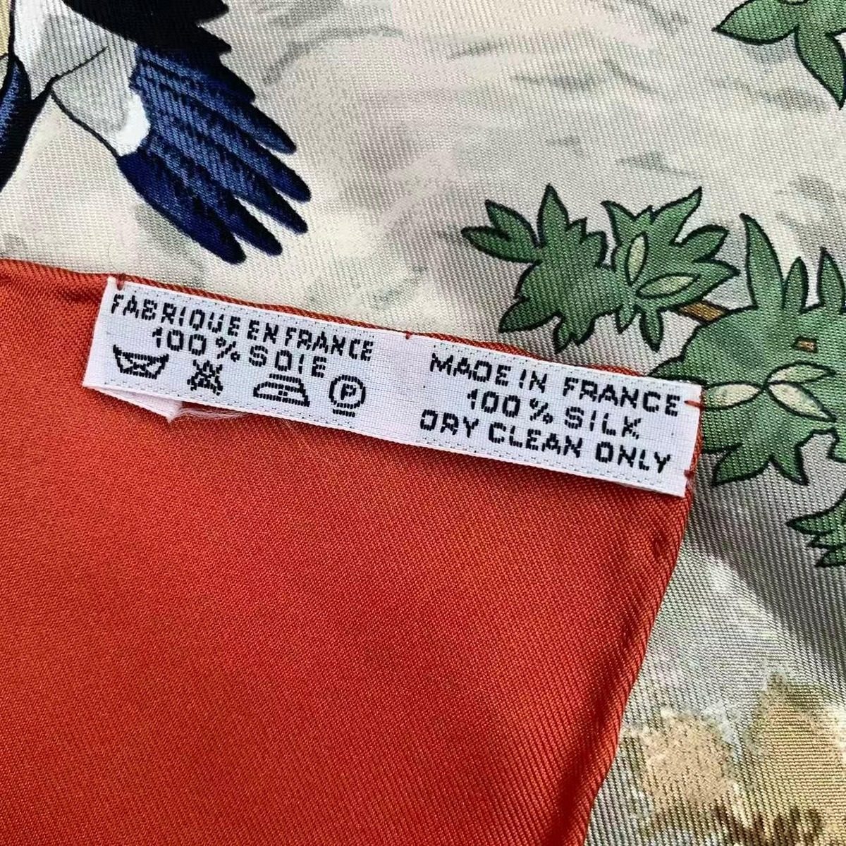 Hermes Scarf Silk Carre 90 Sichuan Orange — view 7