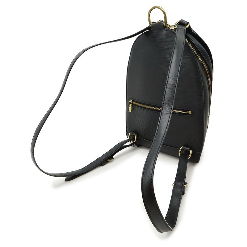 Louis Vuitton Epi Mabillon Backpack Sac Backpack Shoulder Bag Leather Noir