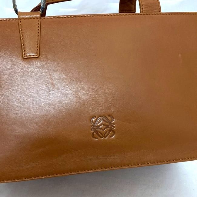 Loewe Handbag Ec21382 Brown Anagram Soft