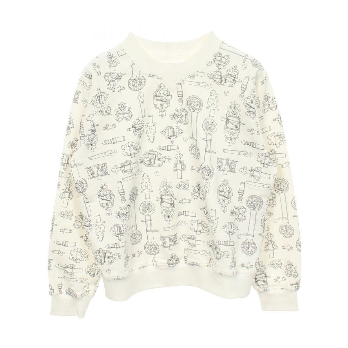 Hermes Sweatshirt Feronuri Remix Cotton White Black