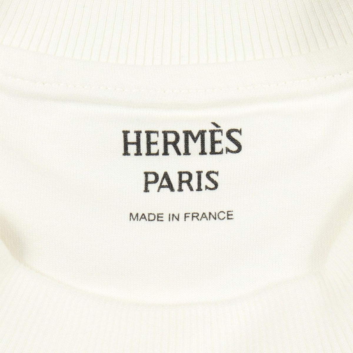 Hermes Sweatshirt Feronuri Remix Cotton White Black — view 3