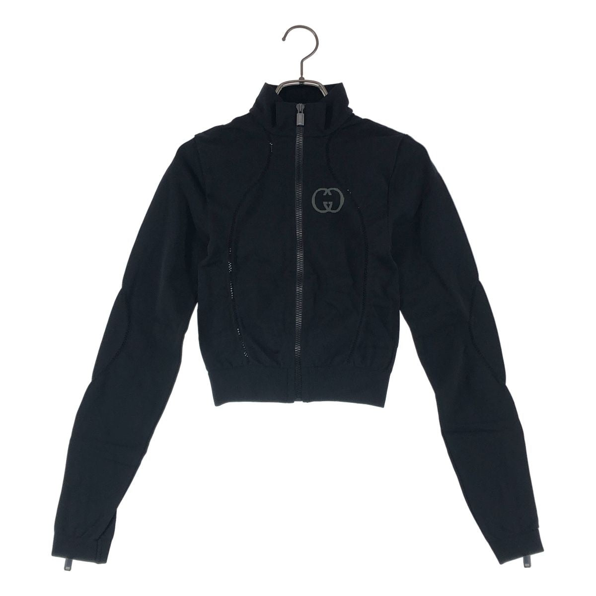 Gucci Seamless Jersey Zip Jacket Interlocking Logo Up