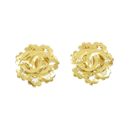 Chanel Vintage Earrings Gold
