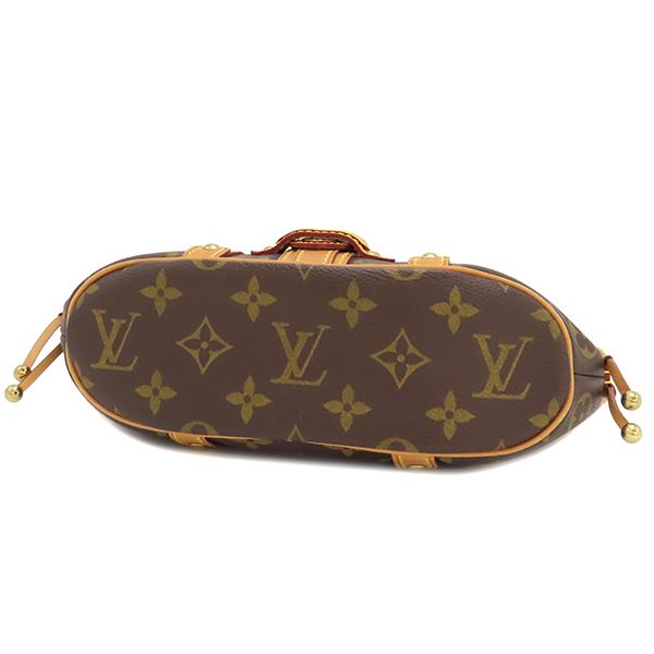 Louis Vuitton Handbag Tedda PM Monogram Canvas Monogram Gold Hardware Brown