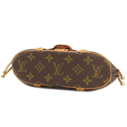 Louis Vuitton Handbag Tedda PM Monogram Canvas Monogram Gold Hardware Brown