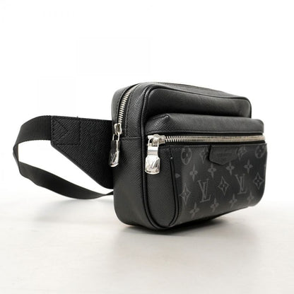 Louis Vuitton Waist Bag Taiga Llama Bum Bag Outdoor M30245 Black Men's