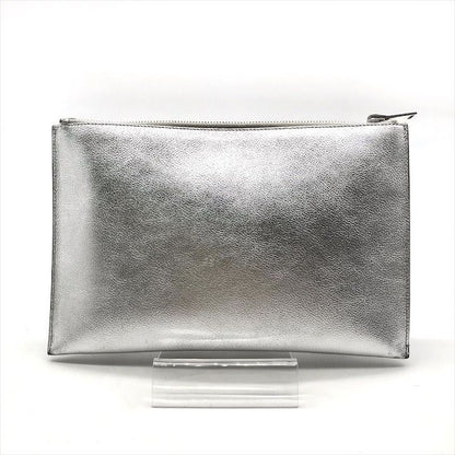 Saint Laurent Star Patchwork Metallic Leather Clutch Pochette Pouch Case