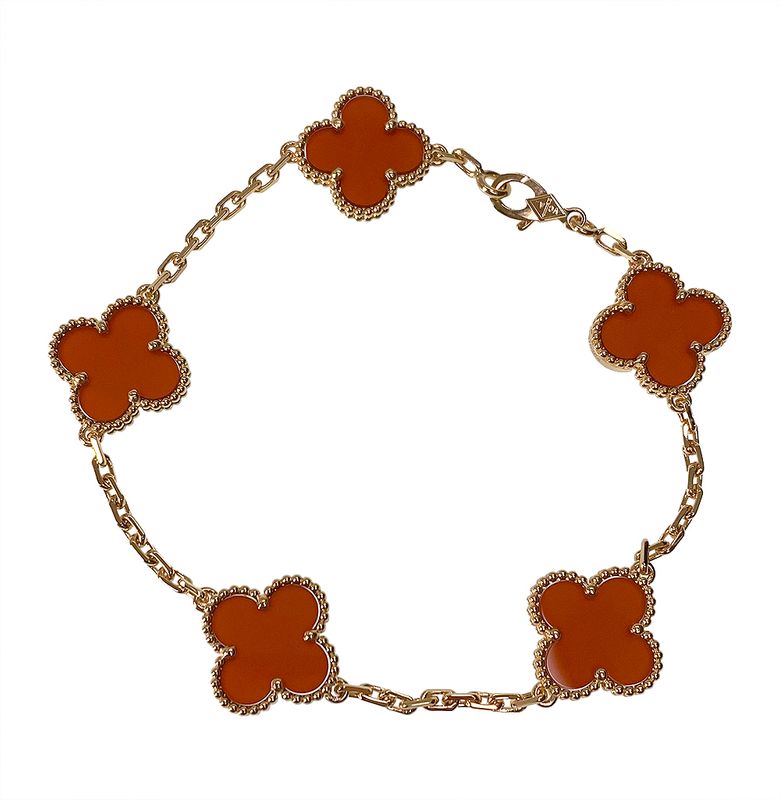 Van Cleef & Arpels Vintage Alhambra 5 Motif Bracelet