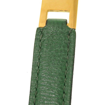 Hermes Kelly Cross Courchevel Vert Gold Hardware 00X Engraved Briefcase Bag