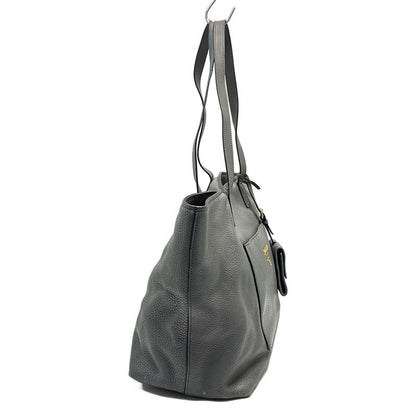 Prada Tote Bag - 1bg048 Grey Leather