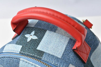Louis Vuitton Backpack Mini Shoulder Bag Louis Vuitton Bag Denim Monogram Palm