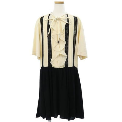 Louis Vuitton Dress Silk Leather