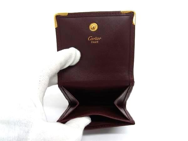Double Cartier Leather Coin Case Coin Purse Coin Purse Wallet Ladies Men
