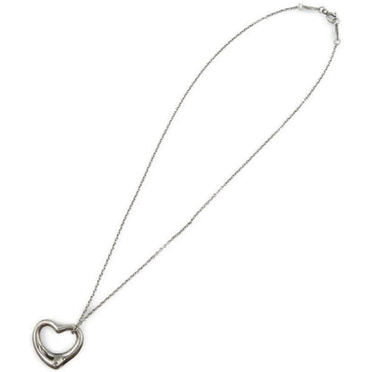 Tiffany & Co Open Heart Elsa Peretti 925 Silver Necklace 0071 Tiffany & Co