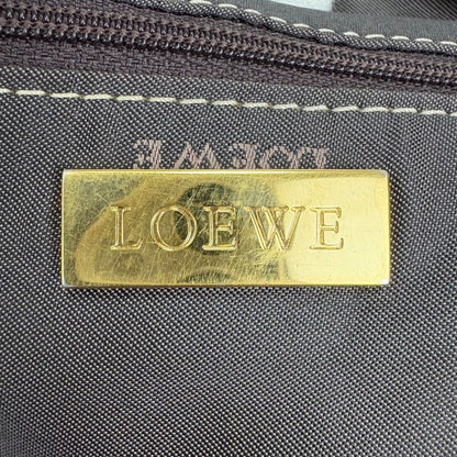 Loewe Amazona 36 Handbag Mini Boston Bag Anagram Logo Stitching Gold Nappaleathe
