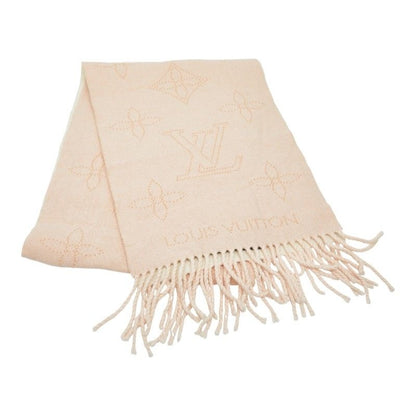 Louis Vuitton Echarpe Flight Mode Mahina Pink White Cashmere Wool