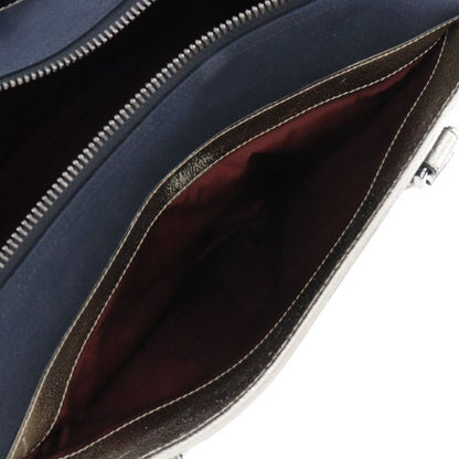 Loewe Amazona 36 Boston Bag 2010 Canvas X Leather Navy Blue Ladies Handbag