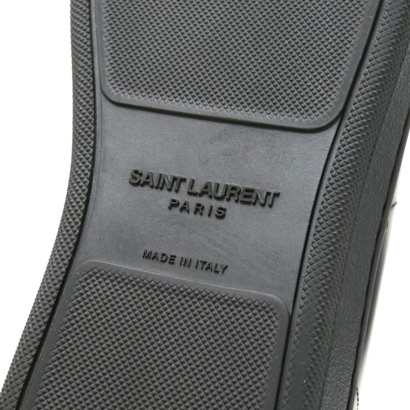 Saint Laurent Paris Sneakers Size 37 Low Cut Rip Patch Leather Shoes 20250722