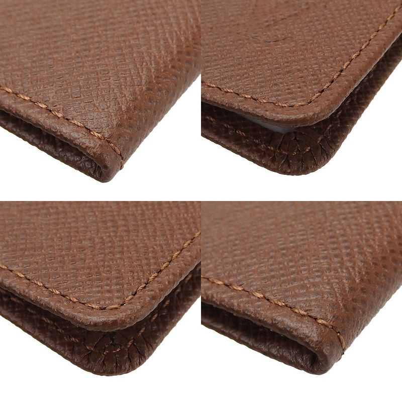 Louis Vuitton Pass Case Certificate Accessories LV Logo Small Leather Ladies