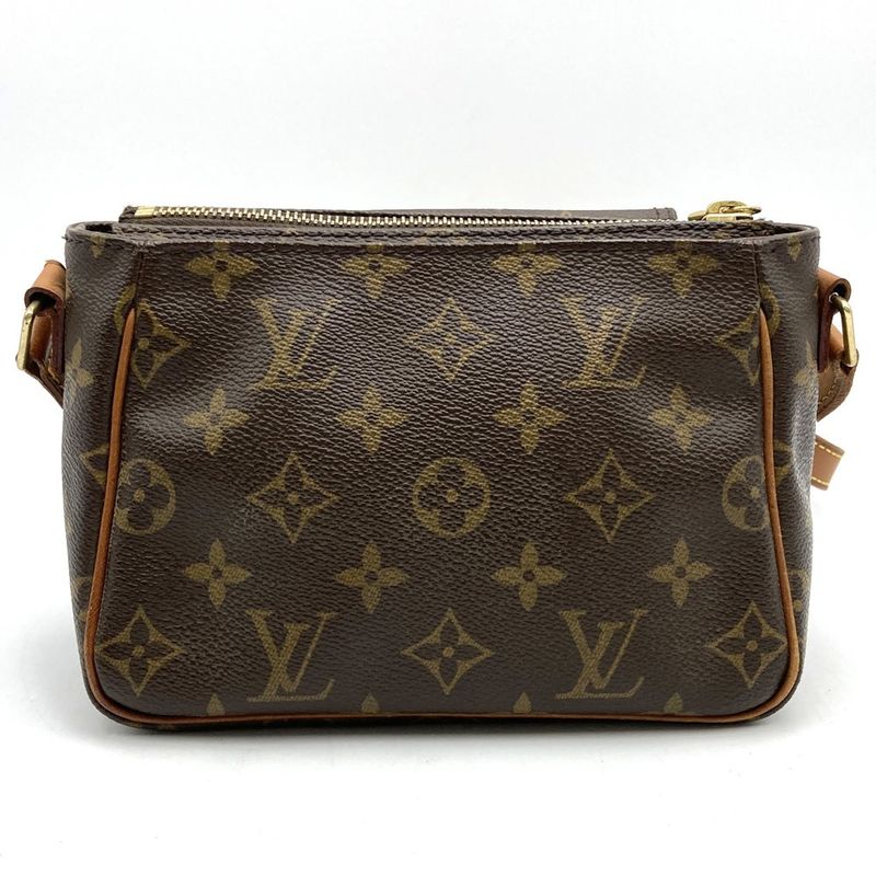 Louis Vuitton Vivacite PM M51165 Shoulder Bag Monogram Canvas Brown Ladies