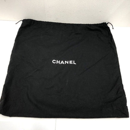 Chanel Tote Bag Denim Blue Coco Mark 5th Shoulder Bag Leather Brown Preowned