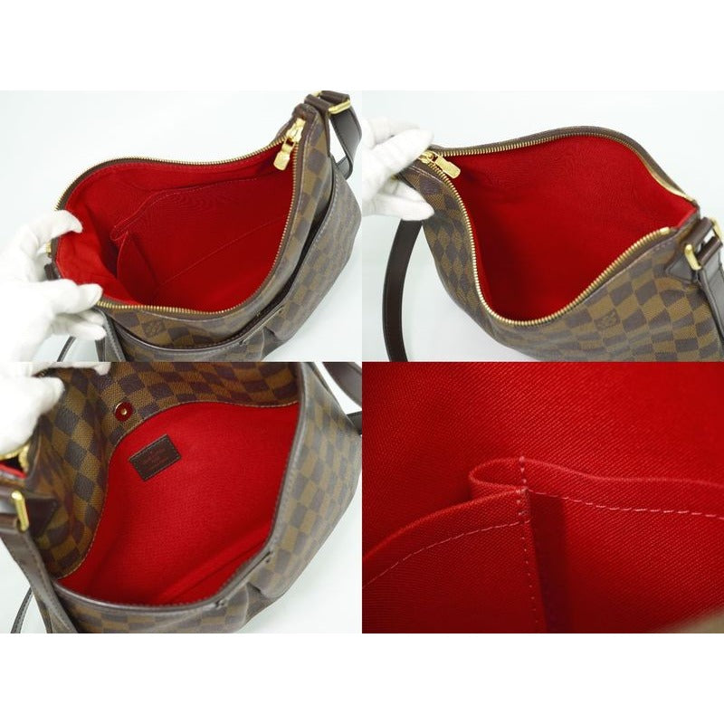 Louis Vuitton Bloomsbury PM Damier Ebene Shoulder Bag Pochette — view 8