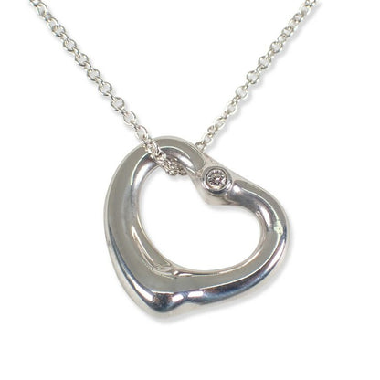 Tiffany & Co. 925 Open Diamond Pendant
