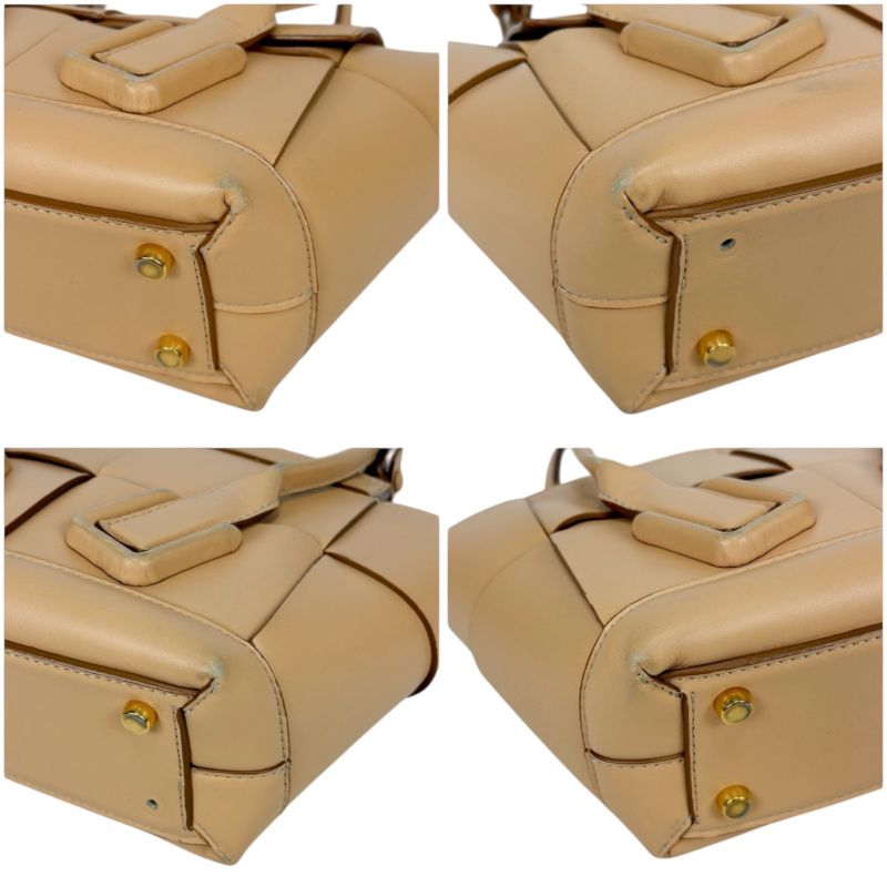 Bottega Veneta Mini The Arco Handbag Mini Tote Bag Maxi Intrecciato Leather