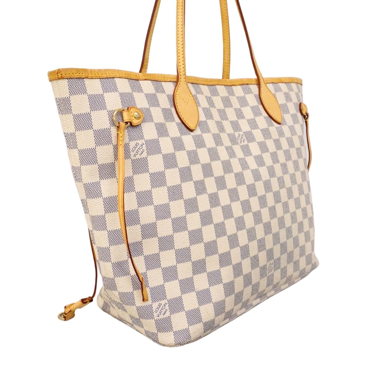 Louis Vuitton Tote Damier Azur Neverfull White — view 2