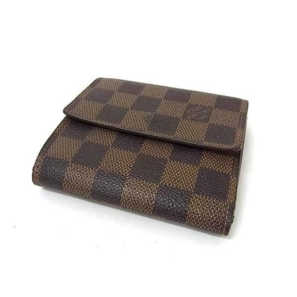 Louis Vuitton Wallet Damier Porte Monnaie Vie Carte Cles Di Ebne Brown — view 3