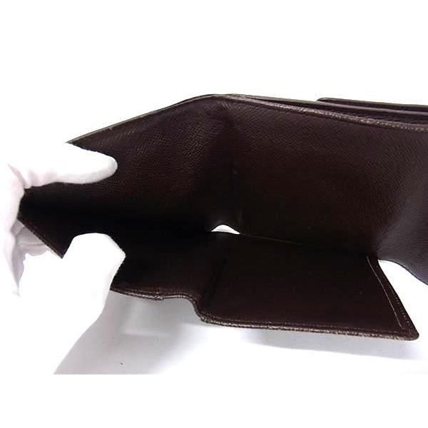 Louis Vuitton Wallet Damier Porte Monnaie Vie Carte Cles Di Ebne Brown — view 6