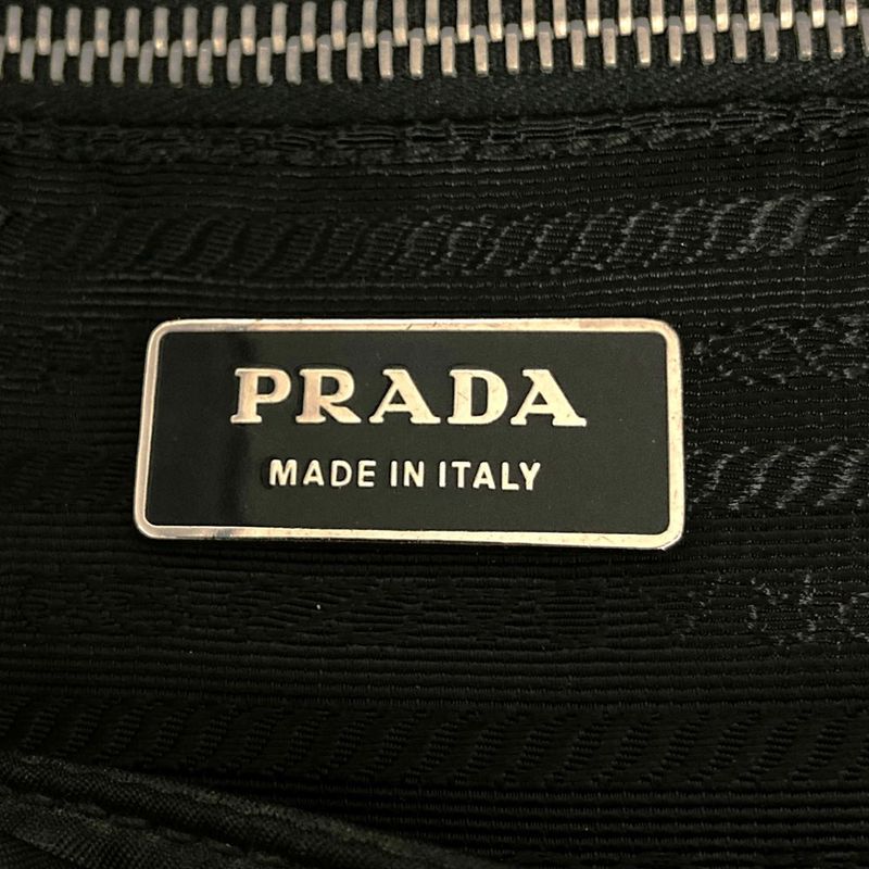 Prada Handbag Tote Bag Black Nylon Women Men Fashion  Gift