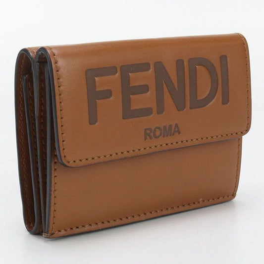Fendi 8m0395 Tri-fold Wallet Leather Women