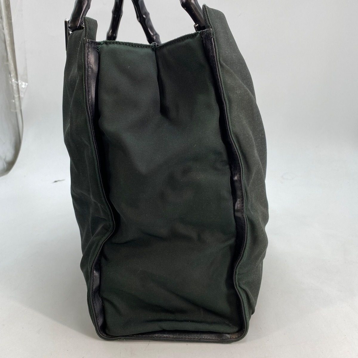 Gucci Hand Tote Bamboo Nylon Business Formal — view 10