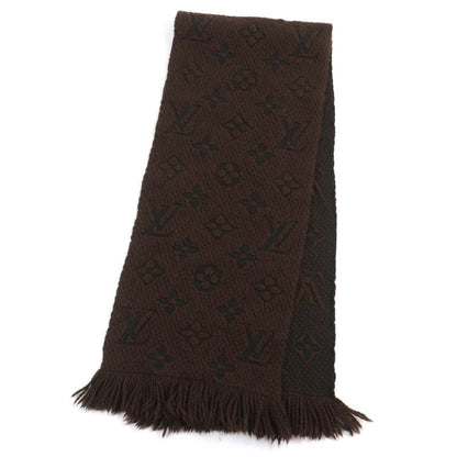Louis Vuitton 413287 Echarpe Logomania Silk-blend Monogram Fringed